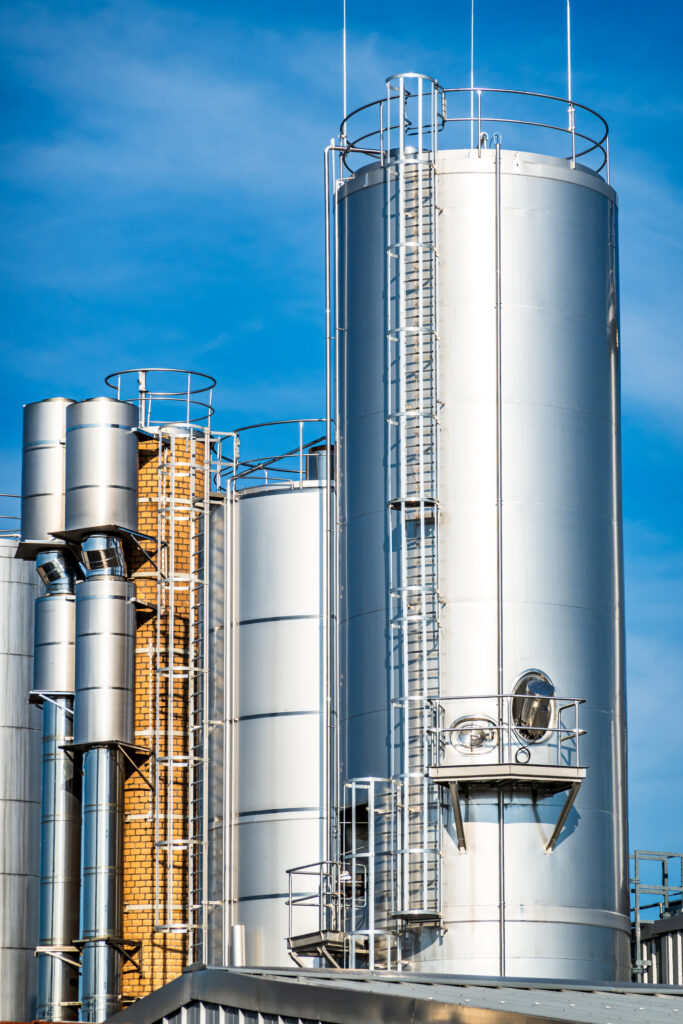 modern industry silo in austria - photo